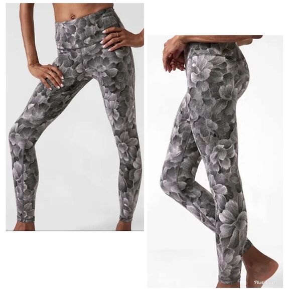 Athleta Women's Elation‎ Textured Floral Legging Size XS - Picture 1 of 10